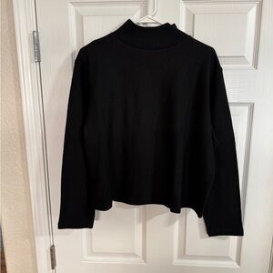 Eileen Fisher Black Long Sleeve Top